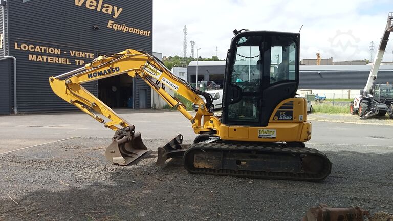 Mini Excavator  < 7t Komatsu PC55MR-5E0 with 3 buckets