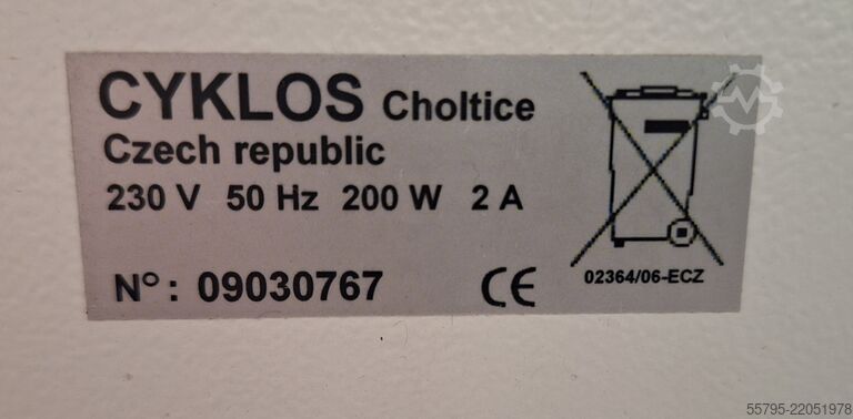 Grooving and perforating machine Cyklos GPM 450 SA.