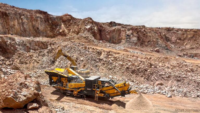 Crushing unit FABO Mobile Tracked Impact Crusher 450-500 tph FTI-130S