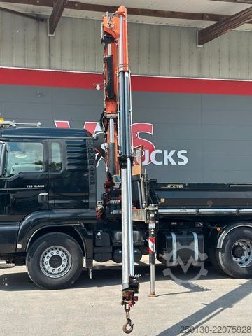 Three-sided tipper truck MAN TGS 18.460 4x2 BL MEILLER DSK & ATLAS LK