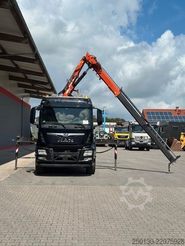 Three-sided tipper truck MAN TGS 18.460 4x2 BL MEILLER DSK & ATLAS LK