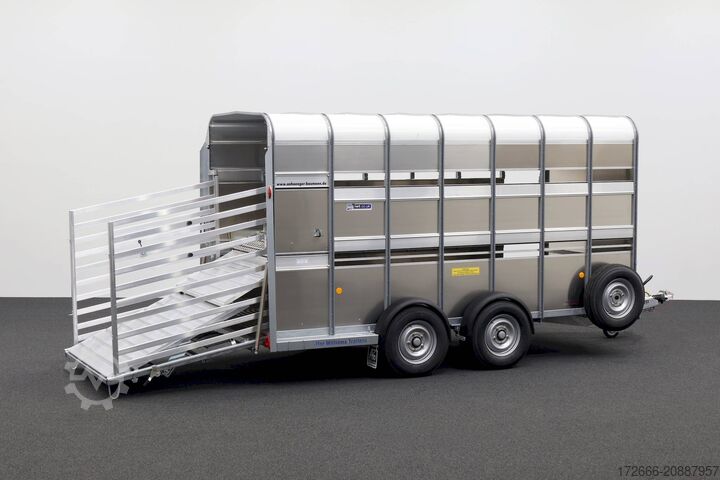 Viehanhänger Ifor Williams TA510|14x7|DOPPELSTOCK 434X178X214CM