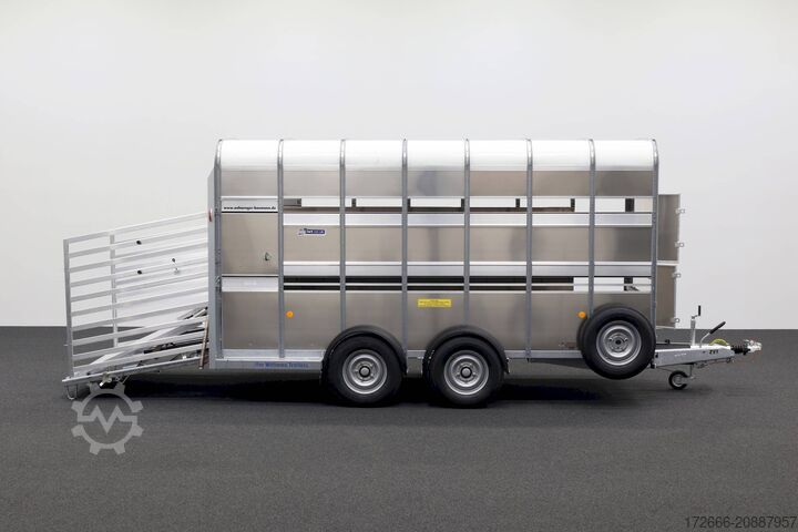 Viehanhänger Ifor Williams TA510|14x7|DOPPELSTOCK 434X178X214CM