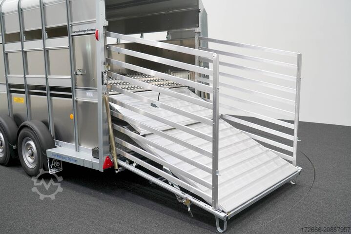Viehanhänger Ifor Williams TA510|14x7|DOPPELSTOCK 434X178X214CM