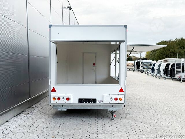 Verkaufsanhänger Blyss H27622HTN 620X223X230CM 2700KG VERKAUFSANHÄNGER | 3X VERKAUFSKLAPPE