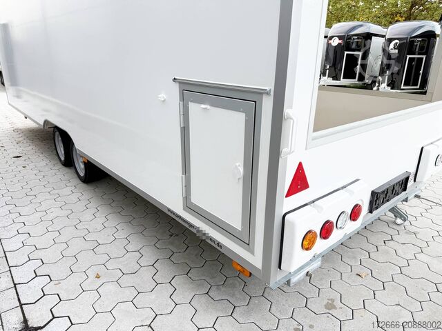 Verkaufsanhänger Blyss H27622HTN 620X223X230CM 2700KG VERKAUFSANHÄNGER | 3X VERKAUFSKLAPPE