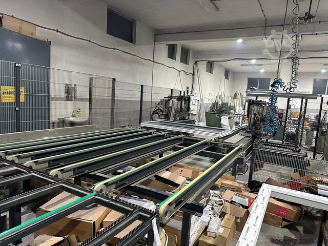 Multi-head welding machine elumatec VS 750 / EV 850