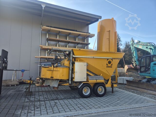 Mobile concrete mixing plant Fibo Intercon B 1200