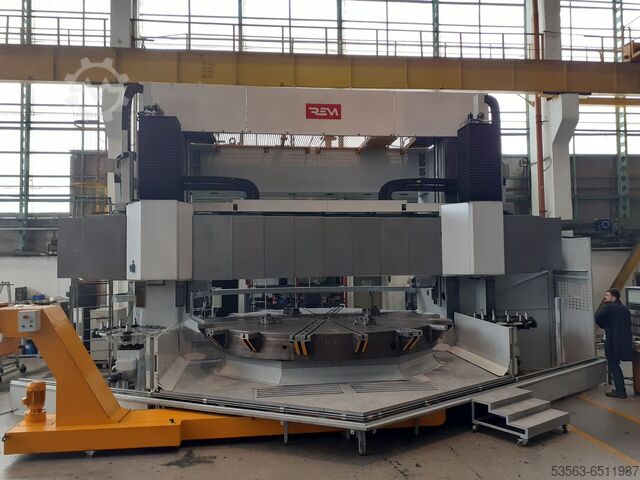 CNC VTL, 2 Köpfe, 2 Scheibenmagazine REM SCR 50 CNC 2S