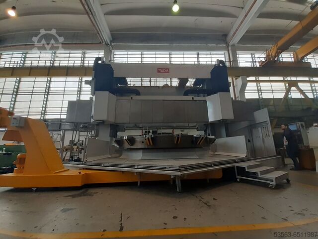 CNC VTL, 2 Köpfe, 2 Scheibenmagazine REM SCR 50 CNC 2S