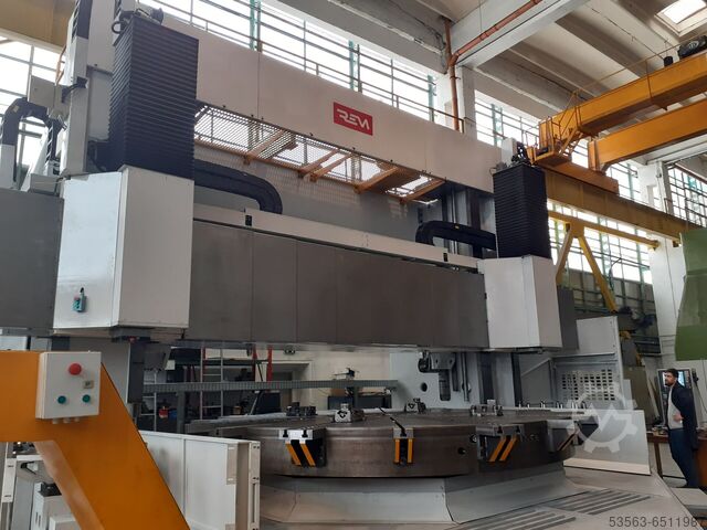CNC VTL, 2 Köpfe, 2 Scheibenmagazine REM SCR 50 CNC 2S
