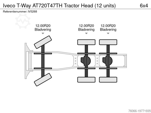 Standard-SZM Iveco T-Way AT720T47TH Tractor Head (12 units)