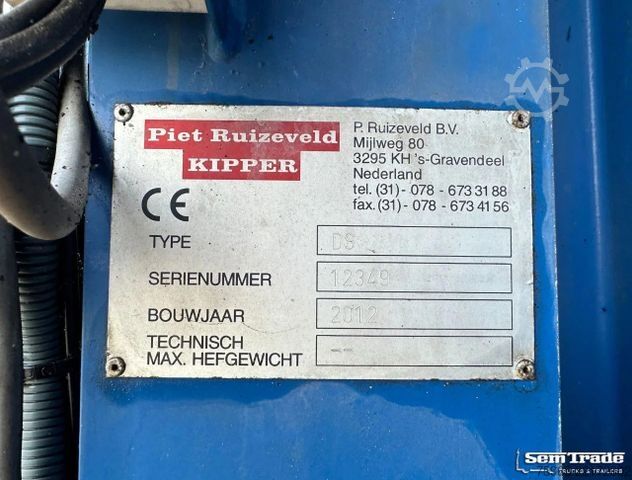 Anhänger LAG M-3-24 + PIET RUIZEVELD DS LIFT AXLE 72.000 KM S