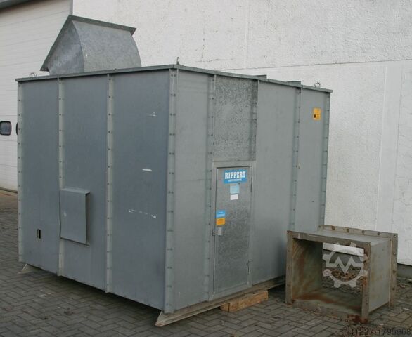 Chip extractor fan 30 kW sound insulation Rippert S80-750/630/1-Aex