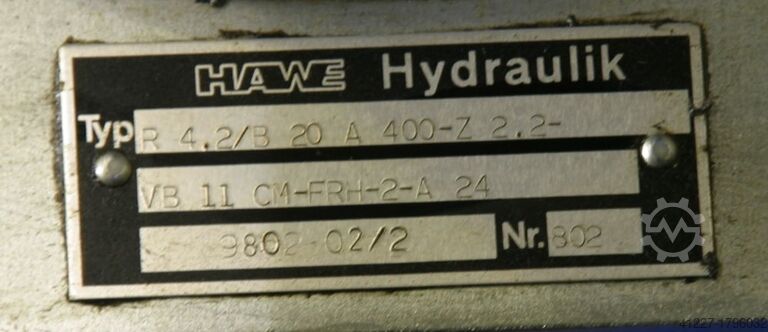 Hydraulikstanze hm Werkzeugbau Bremen Hub 20 mm