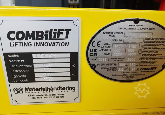 Manual Pedestrian Reach Stacker Combilift COMBI-WR4