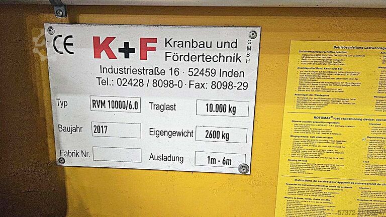 Traverse K+F RVM 10000/6.0