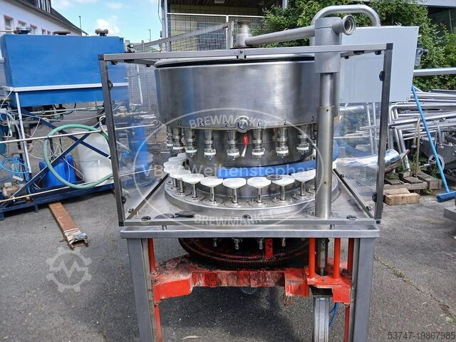 Glass bottle vacuum filler Nagema 