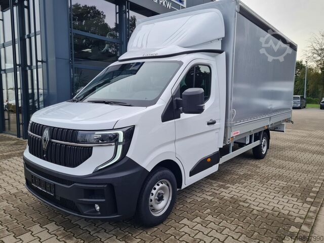 Transporter mit Pritsche & Plane Renault Master Pritsche Schiebe Plane 10 Pal. LUFTFEDERUNG