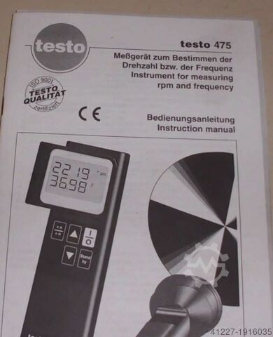 Messgerät für Drehzahl Testo 0516 4750