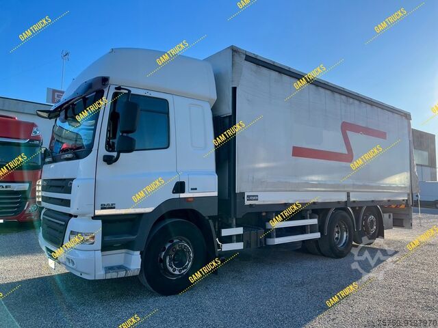 Flatbed + tarpaulin DAF CF85.460 Pritsche 7.00m Plane und Spriegel Euro5