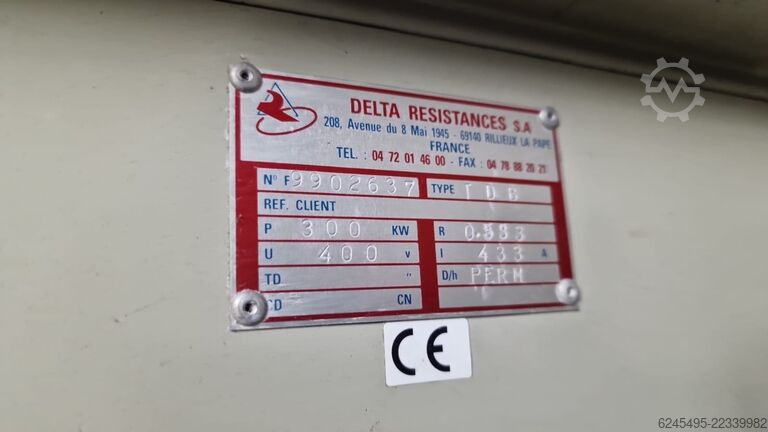 Title: Delta Résistances T.D.B 300 kW In DELTA RESISTANCES S.A. T.D.B 300 kW