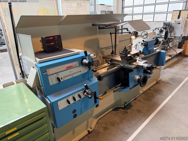 Drehmaschine-konventionell-elektronisch OERLIKON-BOEHRINGER DUE 500