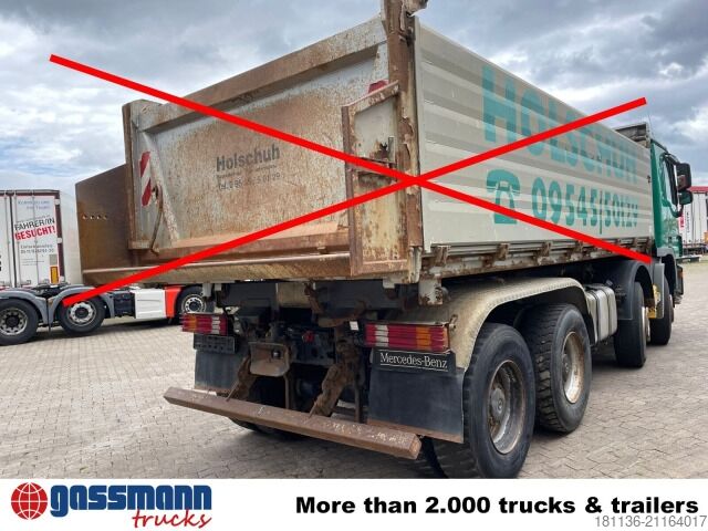 LKW-Fahrgestell Mercedes-Benz Actros MP III 3544/8x4/4, 3 Pedale