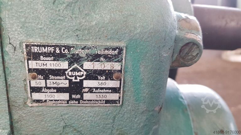 Shaft Grinding Machine+Belt Grinding Attachment TRUMPF TUM 1000