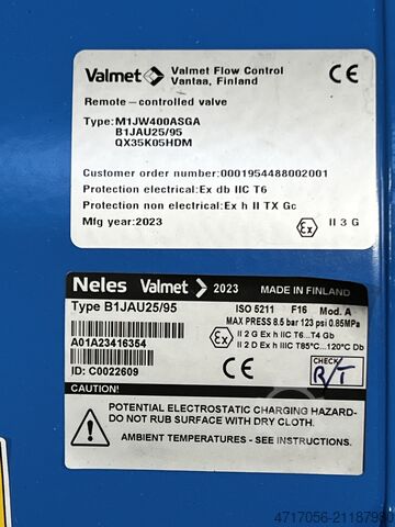 VALMET NELES automatisiertes Ventil VALMET FLOW CONTROL M1JW400ASGA