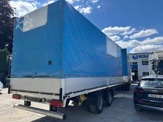 LKW mit Pritsche & Plane IVECO AS190S42/P Kompletter Zug mit Anhänger