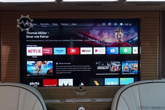 Minibus VOLKSWAGEN T6.1 lang VIP Shuttle Trennwand TV