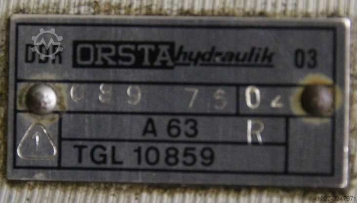Double hydraulic pump ORSTA-Hydraulik C63-5R  A63R