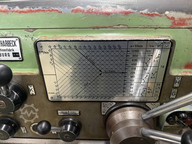 Leit-/Zugspindeldrehmaschine HEIDENREICH & HARBECK 21 RO