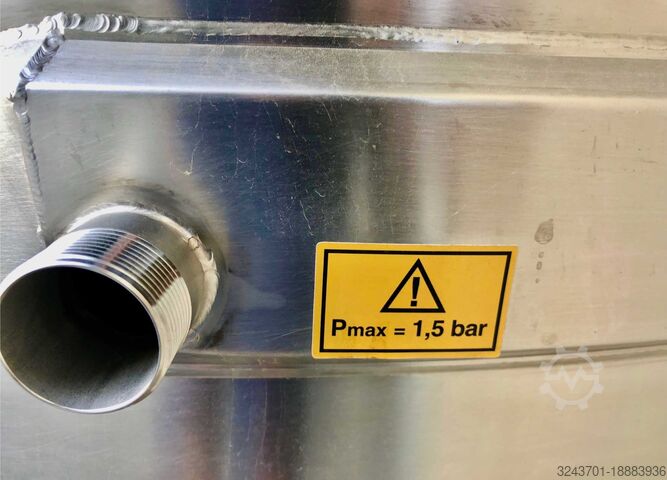304 stainless steel tank - 4 880 L  ARSILAC