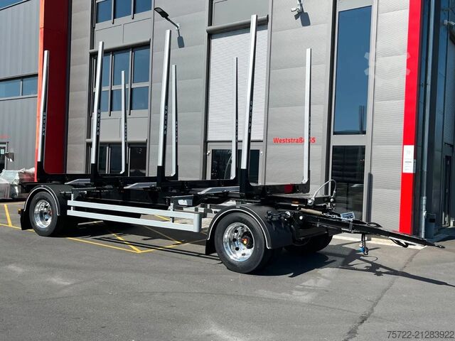Holztransporter PAVIC HTA 20 66Z 2-Achs Kurzholz Anhänger ALCOA HTA 2...