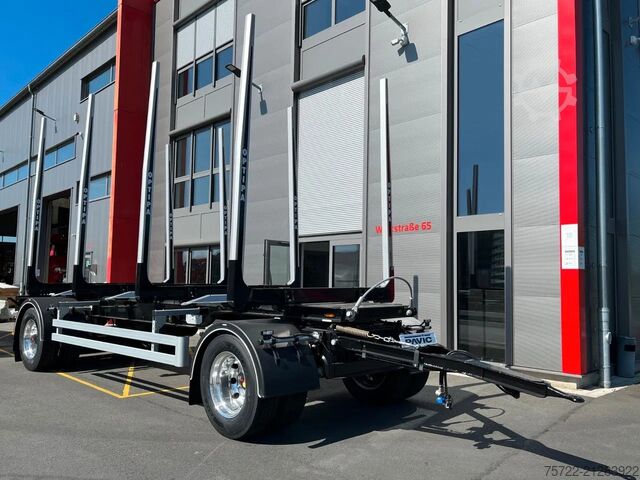Holztransporter PAVIC HTA 20 66Z 2-Achs Kurzholz Anhänger ALCOA HTA 2...