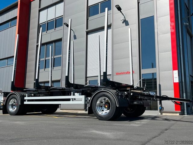 Holztransporter PAVIC HTA 20 66Z 2-Achs Kurzholz Anhänger ALCOA HTA 2...