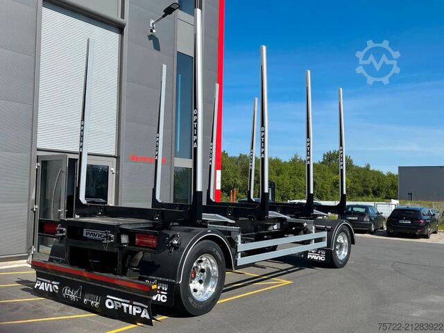 Holztransporter PAVIC HTA 20 66Z 2-Achs Kurzholz Anhänger ALCOA HTA 2...