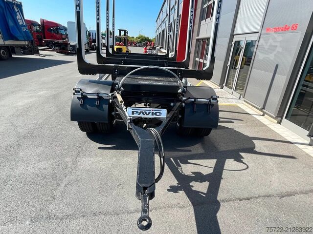 Holztransporter PAVIC HTA 20 66Z 2-Achs Kurzholz Anhänger ALCOA HTA 2...