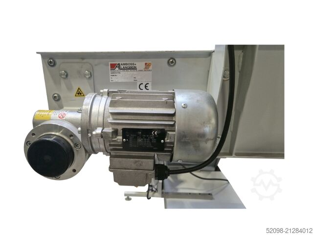 Angled conveyor belt, H: 1,650 mm Amboss + Langbein 1000006073, FB: 510 mm