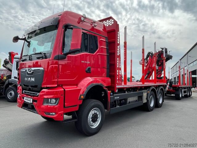 Holztransporter MAN TGS 33.540 6x6 BB Kurzholz Plattform Epsilon