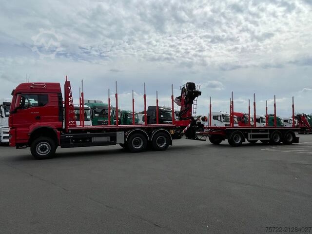Holztransporter MAN TGS 33.540 6x6 BB Kurzholz Plattform Epsilon