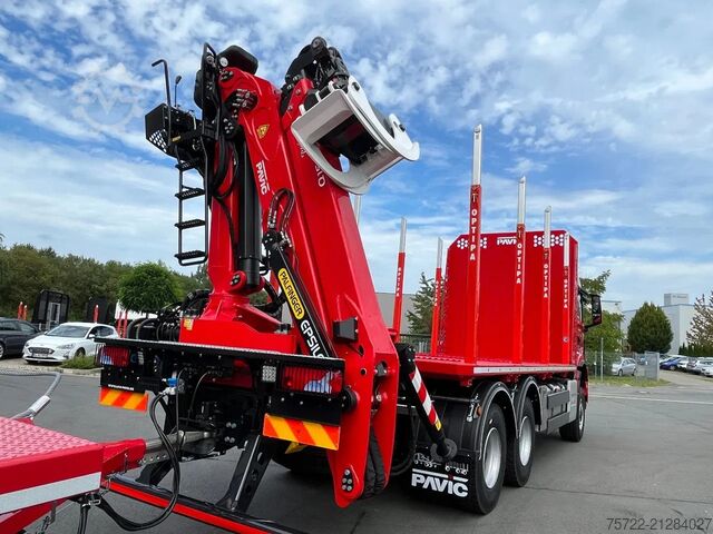 Holztransporter MAN TGS 33.540 6x6 BB Kurzholz Plattform Epsilon