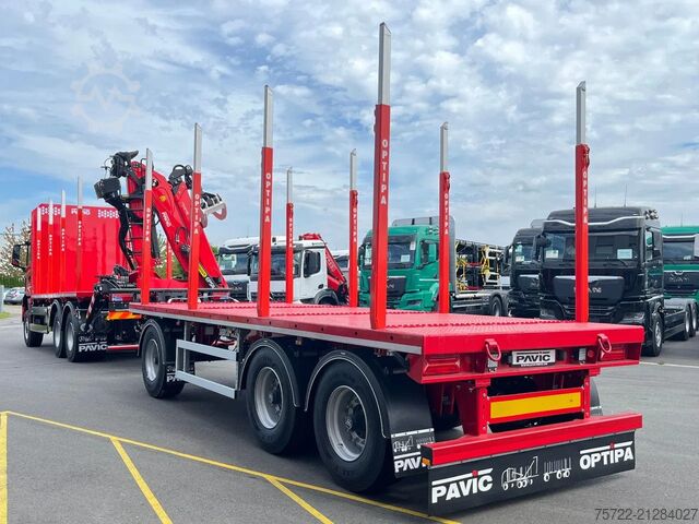 Holztransporter MAN TGS 33.540 6x6 BB Kurzholz Plattform Epsilon