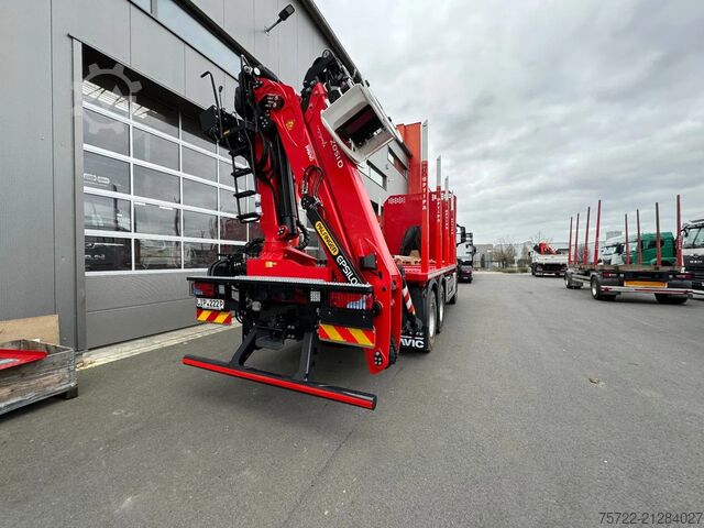 Holztransporter MAN TGS 33.540 6x6 BB Kurzholz Plattform Epsilon