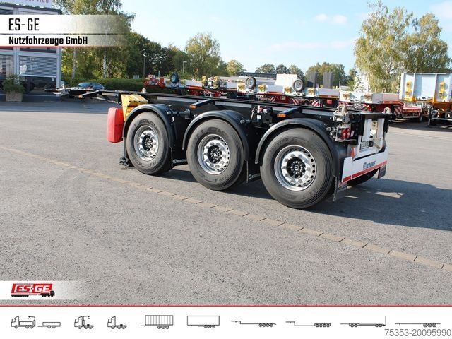 Swap body semitrailer KRONE Box Liner 3-Achs-Containerchassis 20'