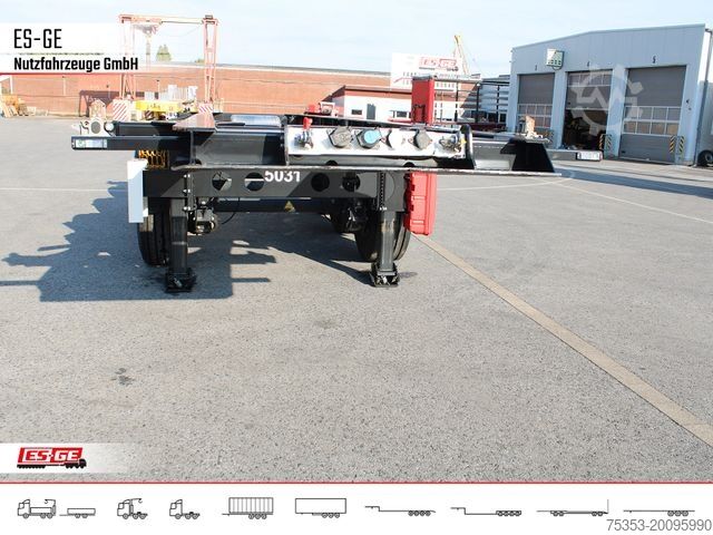 Swap body semitrailer KRONE Box Liner 3-Achs-Containerchassis 20'