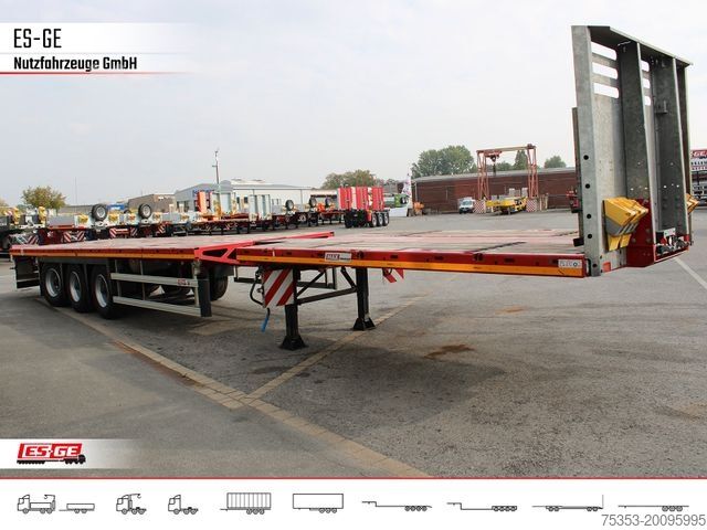 Working platform semitrailer FAYMONVILLE MAX Trailer MAX200 Telesattel