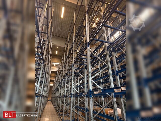 Schwerlastregal SSI Schäfer PR600 – 101 lfm | Höhe 9,85m Boden + 4 Ebenen | Fachlast bis 3500 kg